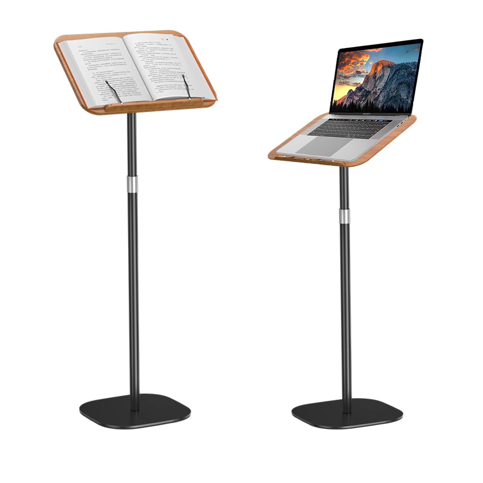 メルカリ最安値☆ 昇降式 サイド テーブル ノート パソコン スタンド 読書用ブックスタンド 54cm-130cm昇降式 サイドテーブル角度調整 金属
