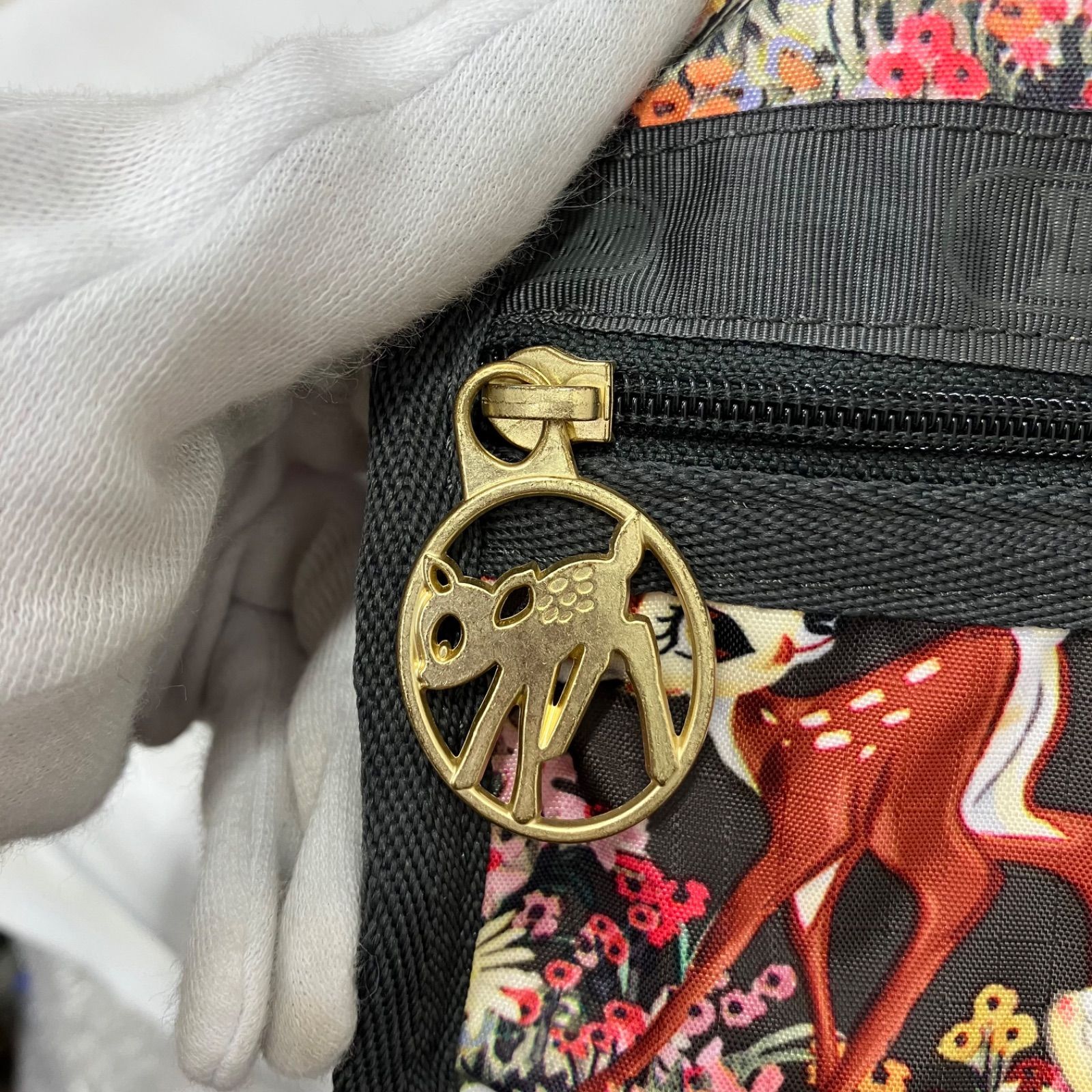9347 【良品】 LeSportsac レスポートサック バンビ bambi コラボ 2way