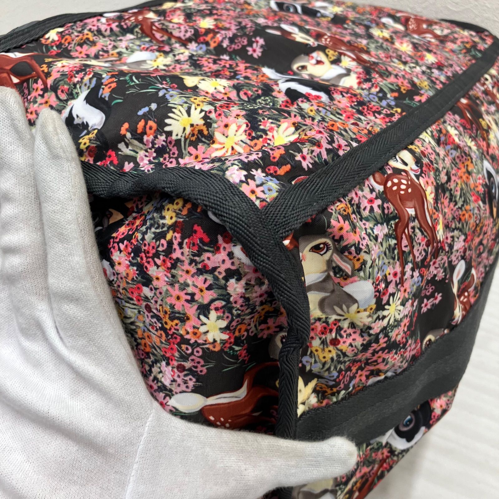 9347 【良品】 LeSportsac レスポートサック バンビ bambi コラボ 2way