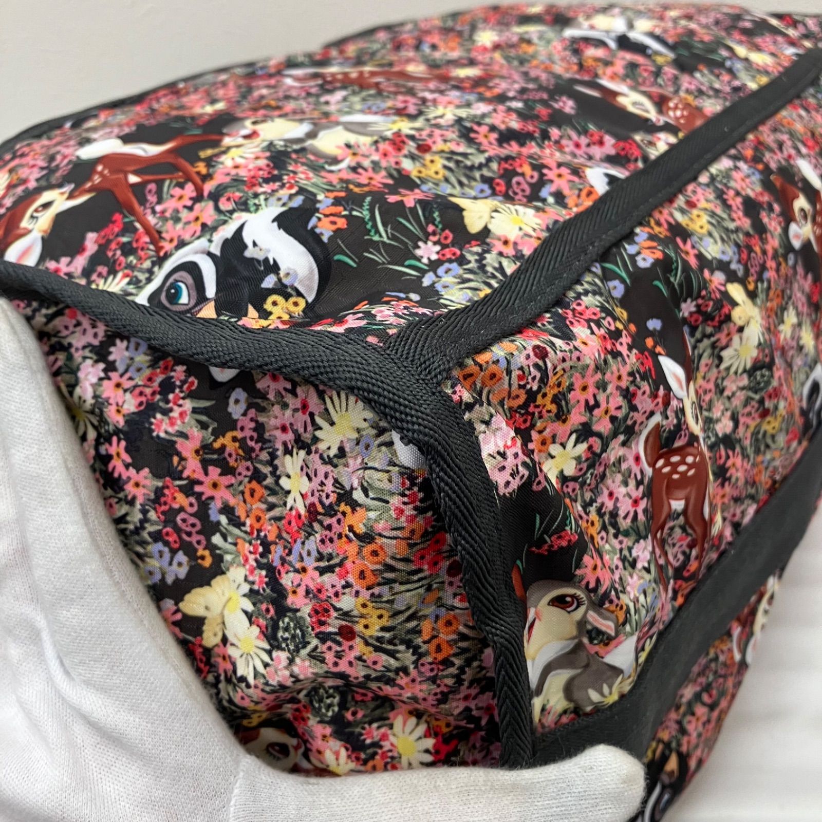 9347 【良品】 LeSportsac レスポートサック バンビ bambi コラボ 2way