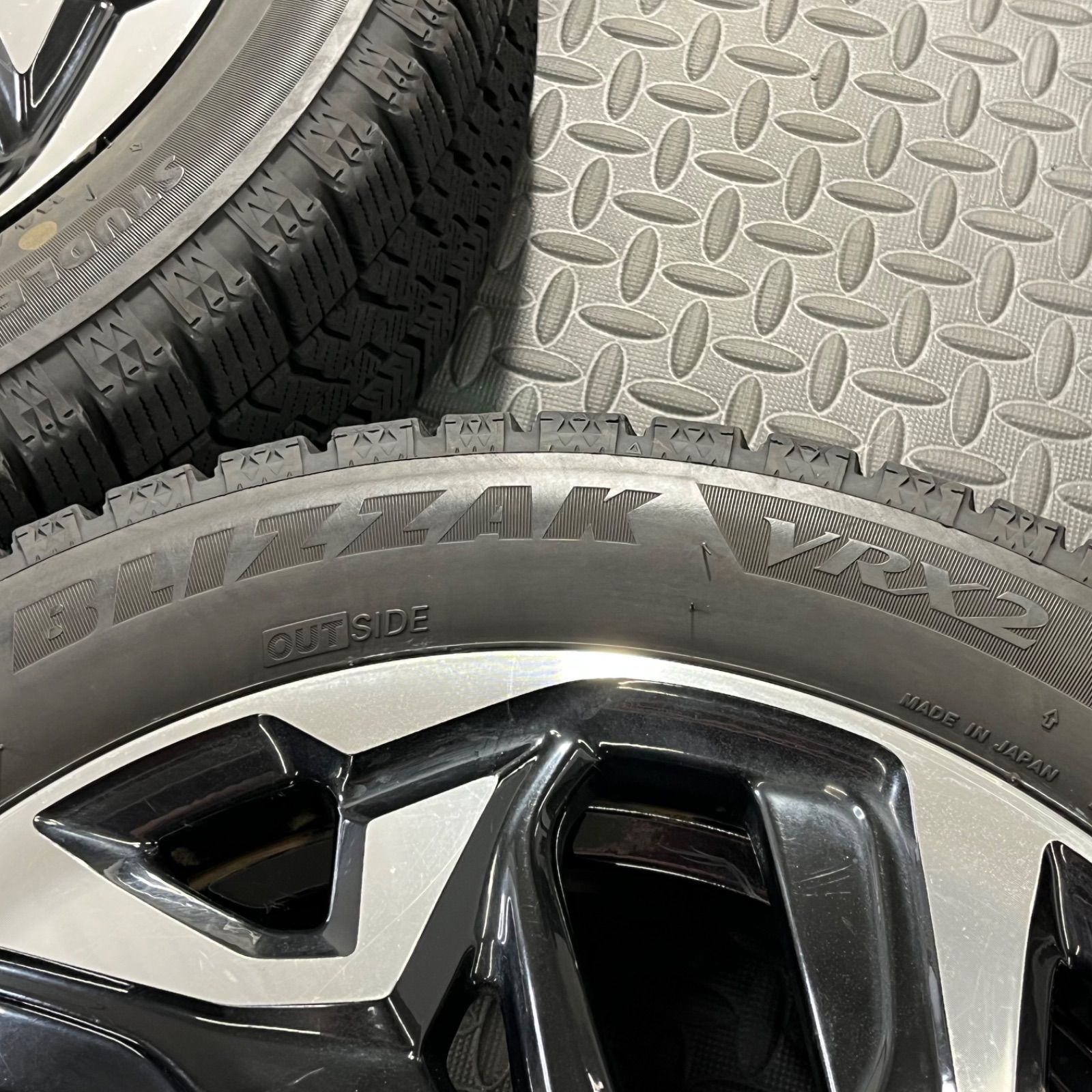 21年製 165/55R15 ブリヂストン ブリザックVRX2 ホンダ純正アルミ JF3
