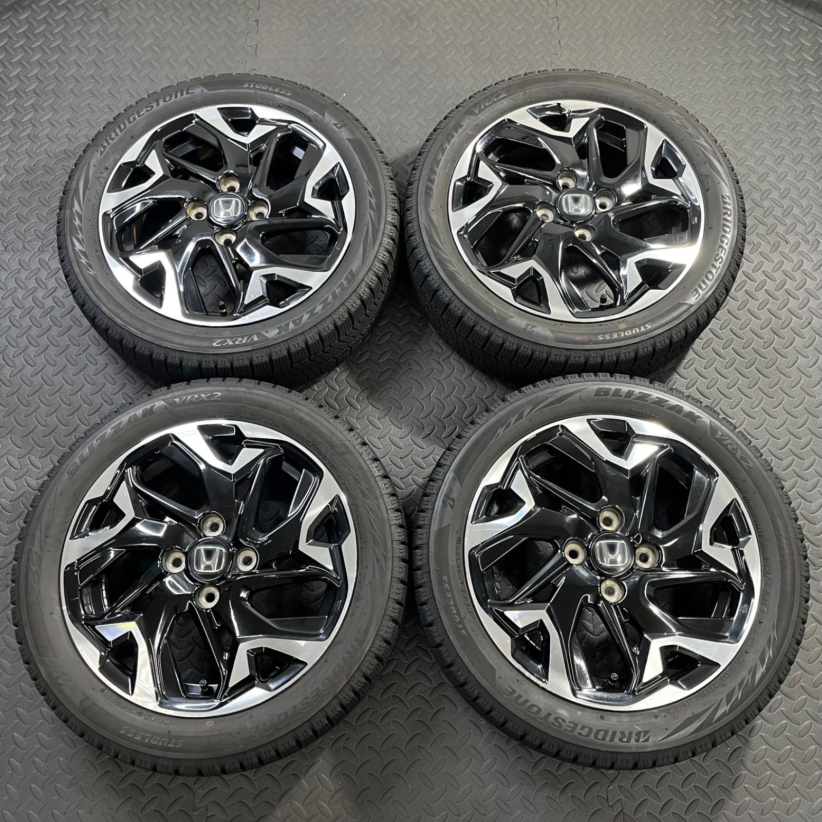 21年製 165/55R15 ブリヂストン ブリザックVRX2 ホンダ純正アルミ JF3