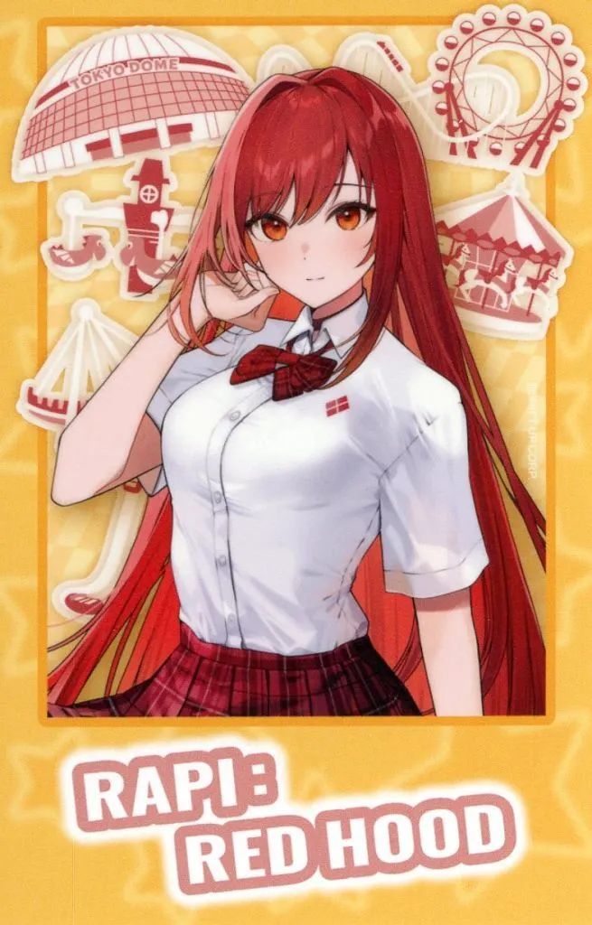 中古】キャラカード ラピ：レッドフード チェキ風カード 「勝利の女神