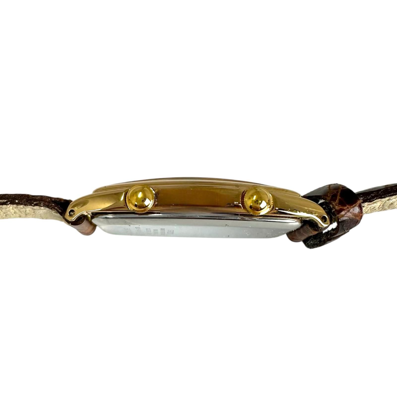 美品 SEIKO セイコー ノイエ 1E20-3A00 腕時計 スチール/レザー