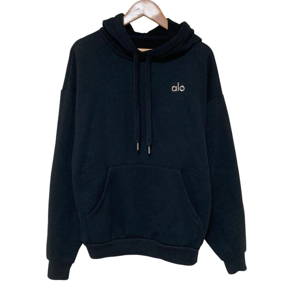 ALO Yoga アローヨガ ACCOLADE HOODIE プルオーバー パーカー ブラック レディース 春 夏 秋 冬 中古 古着 USED 美品