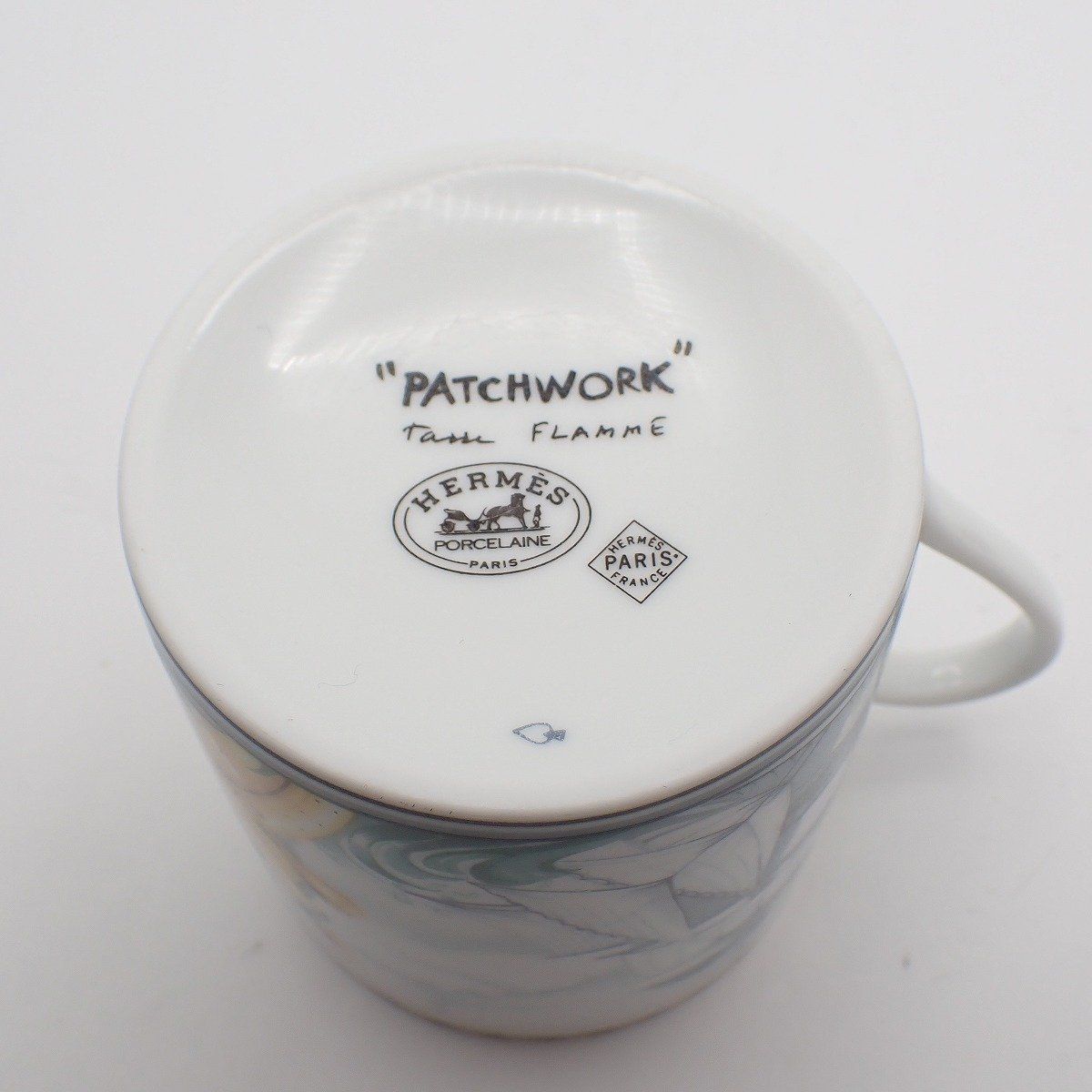 HERMES エルメス カップアンドソーサー PATCH WORK 突風 陶磁器