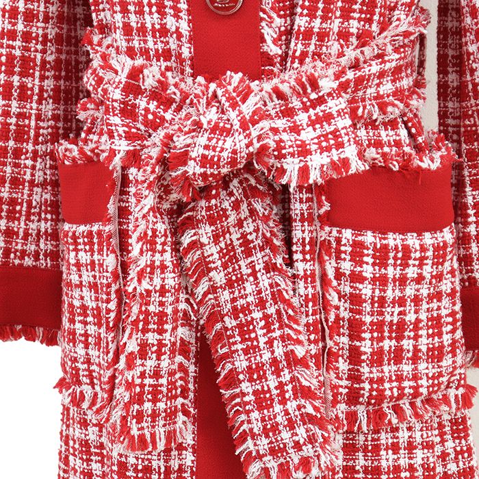 新品同様】DOLCE&GABBANA ドルチェアンドガッバーナ ツイード ロング