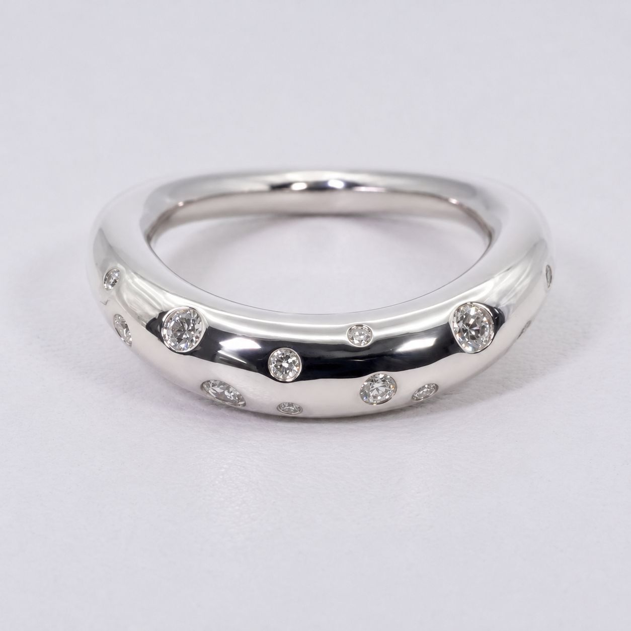 美品 ジョージジェンセン GeorgJensen オフスプリング ダイヤモンド
