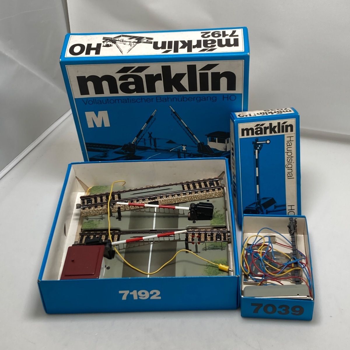 Marklin メルクリン 7192 7039 セット売り 鉄道模型 遮断機 レール