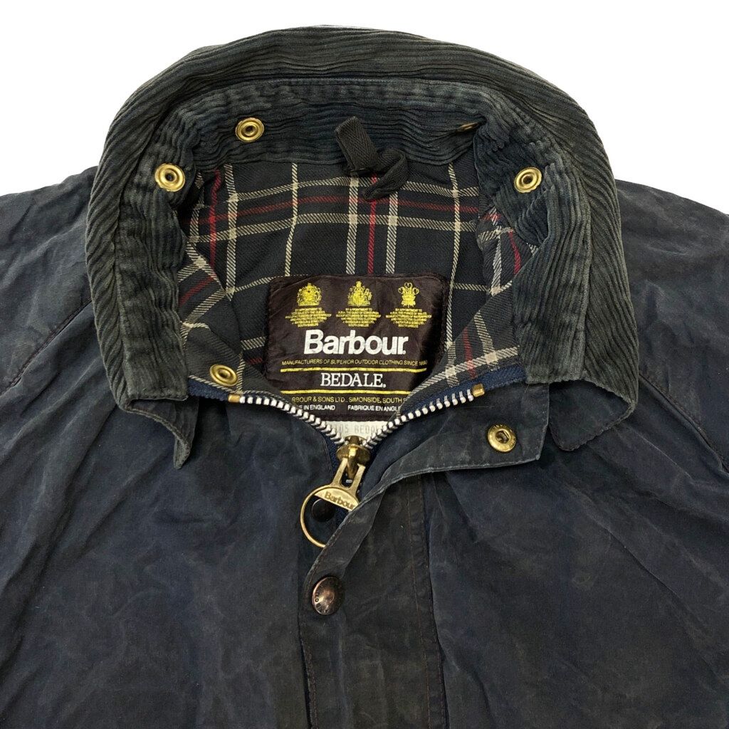 90年代 イングランド製 Barbour / バブアー BEDALEビデイル オイルド