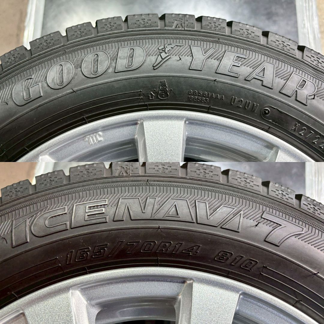 人気サイズ】165/70R14 スタッドレス グッドイヤー アイスナビ7 北海道