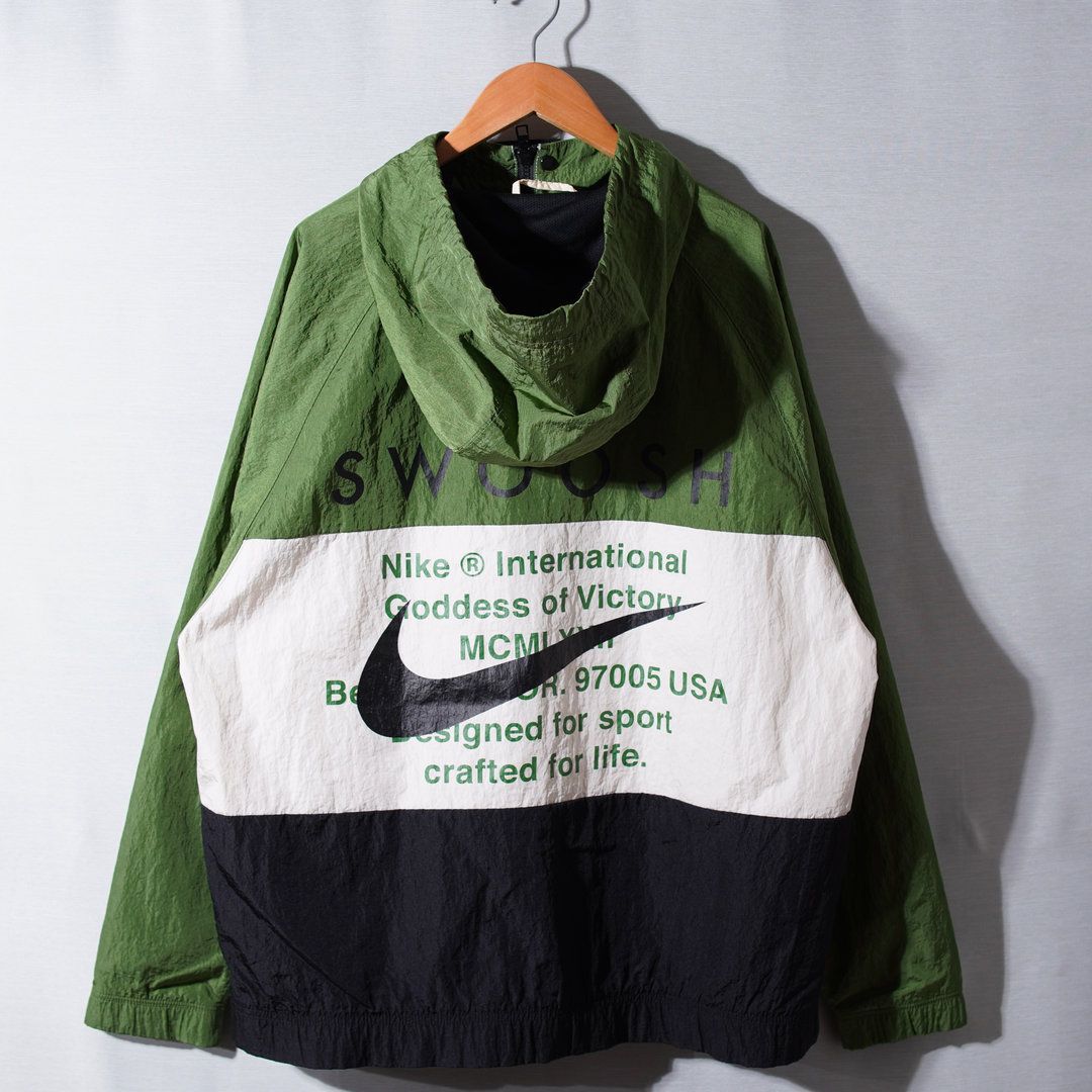 ナイキ NIKE ナイロンジャケット XXL グリーン ウーブン ジャケット