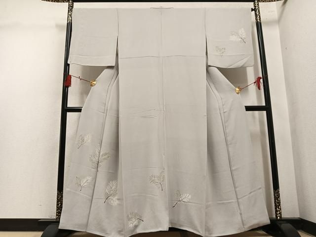平和屋着物●訪問着　友禅　松葉　正絹　逸品　AABL8832ph 30,420円