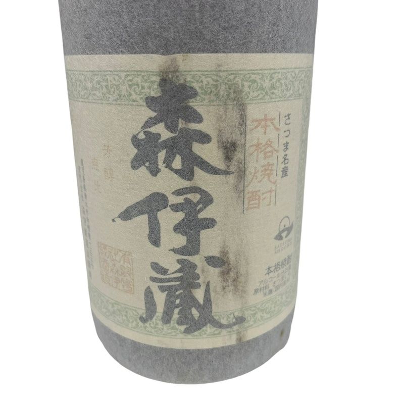 焼酎 森伊蔵 1800ml 25度 森伊蔵酒造 旧ラベル 和紙汚れあり 【新品