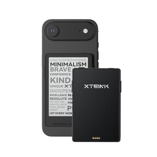 XTEINK X3 電子書籍リーダー 3.7インチ E-Ink搭載 58g軽量 カードサイズ 16GB内蔵 SD対応 スペースブラック スマートフォンと一緒に持ち歩きやすいマグネット設計を採用。振るだけのページ送りや片手操作に対応し、目にやさ 0d46292f