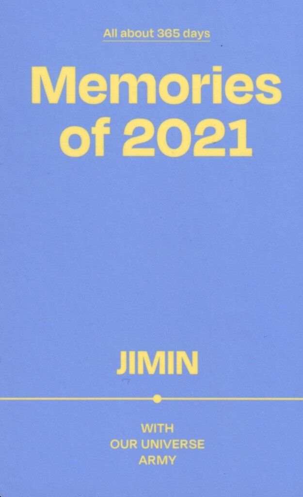 BTS DVD/DIGITAL CODE盤 JIMIN MEMORIES OF 2021 青 - メルカリ
