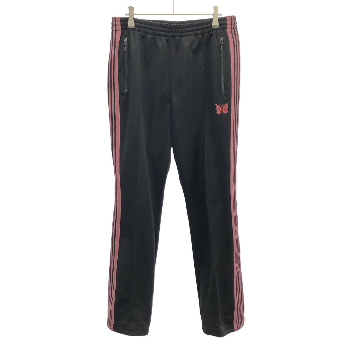 Needles ニードルズ Narrow Track Pant Poly Smooth ナロートラックパンツ LQ230 ブラック M