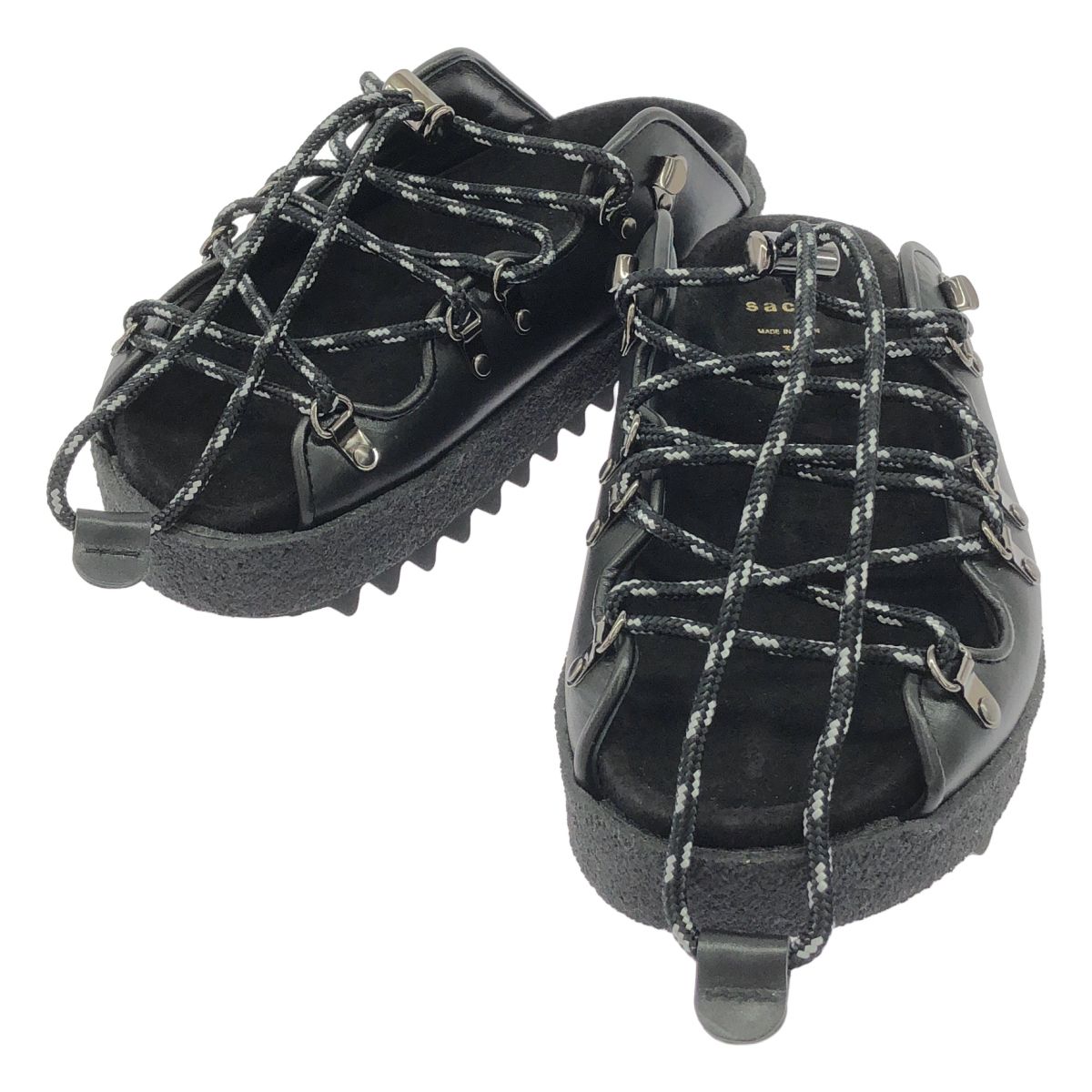 sacai チェーンサンダル ブラック 36 sacai サカイ 26SS Treck Slides サンダル ブラック 36 - メルカリ