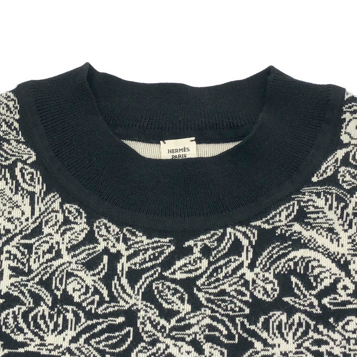 HERMES エルメス JUNGLE LOVE ジャングルラブ カシミヤシルクニット