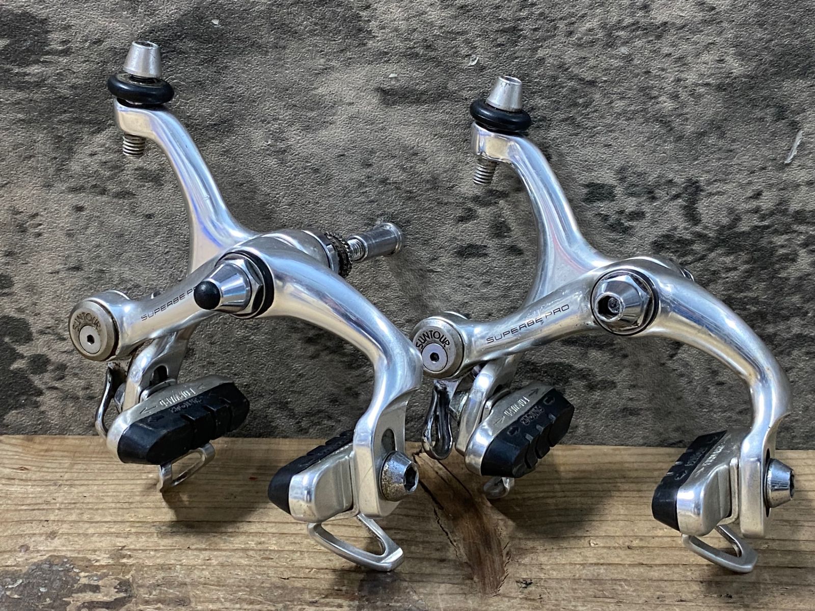 KR091 サンツアー SUNTOUR SUPERBE PRO キャリパーブレーキ 前後セット