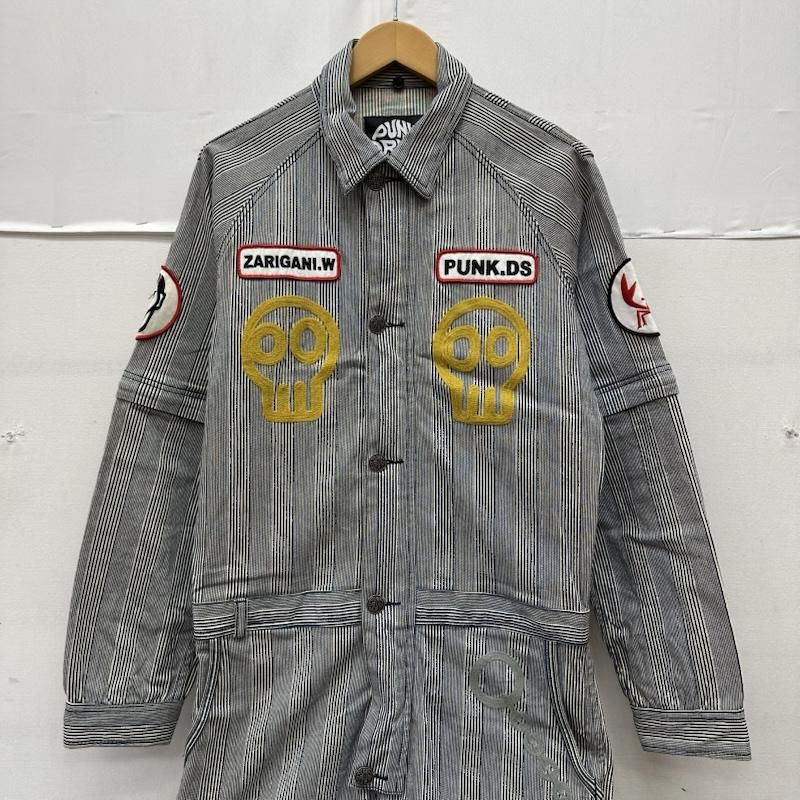 PUNK DRUNKERS ツナギ ザリガニワークス ツナギ デニム XL パンクドランカーズ ザリガニワークス ヒッコリー ストライプ