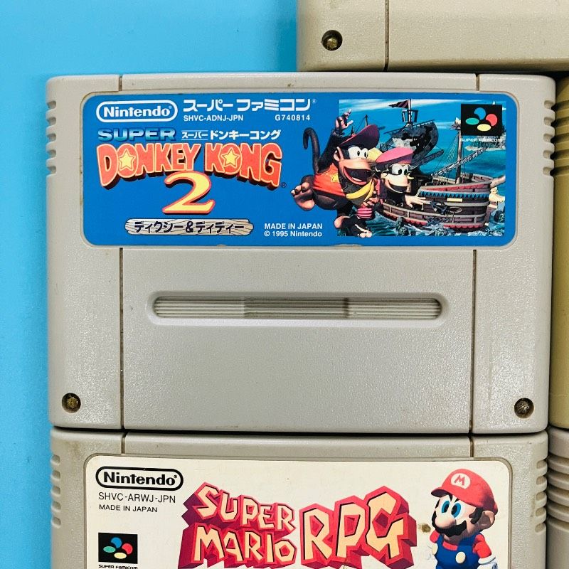 5点セット】スーパーファミコン スーパードンキーコング スーパー