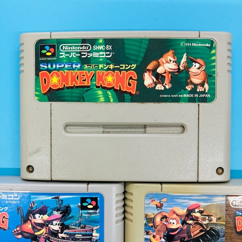 5点セット】スーパーファミコン スーパードンキーコング スーパー