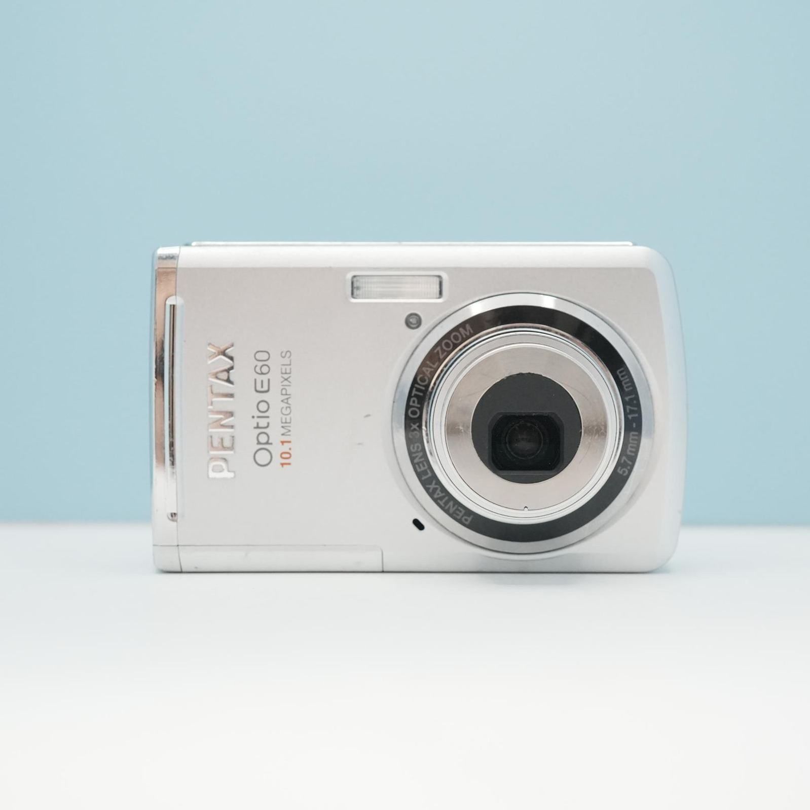 PENTAX Optio E60 デジカメ スマホ転送OK フルセット シロクマカメラ