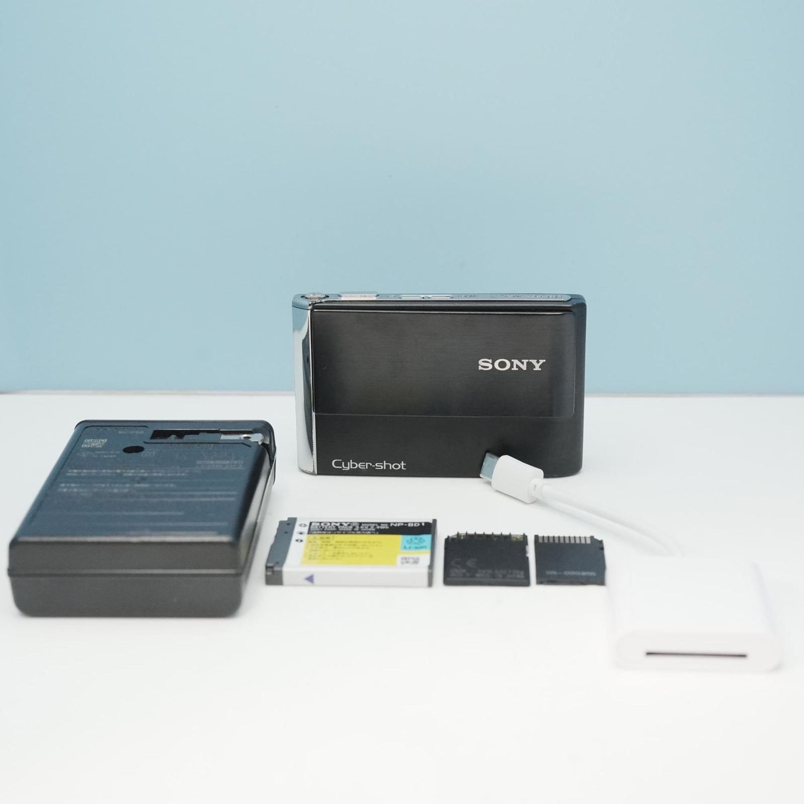 SONY Cyber-shot DSC-T70 デジカメ スマホ転送OK フルセット シロクマ