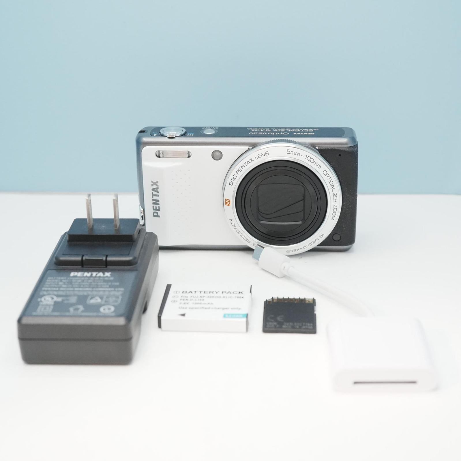 PENTAX Optio VS20 デジカメ スマホ転送OK フルセット 美品 シロクマ
