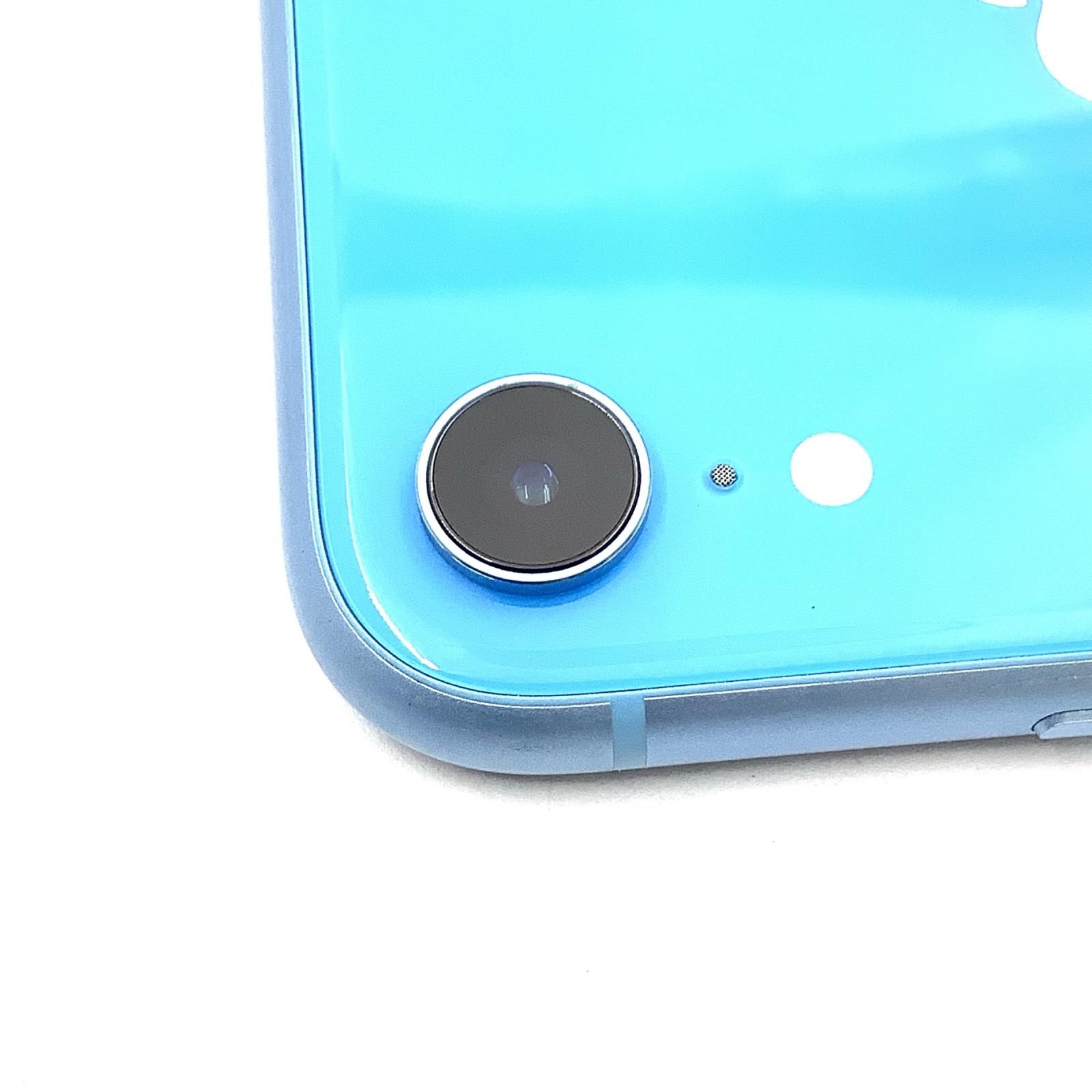 全額返金保証】【最速発送】 iPhone XR 64GB ブルー SIMフリー 白ロム