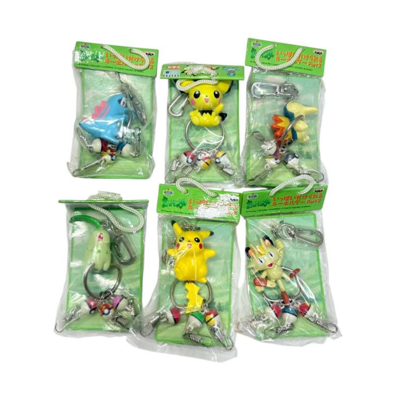 【人気品】ポケットモンスター いっぱいかけられるキーホルダー 6種コンプ BANPRESTO いっぱいかけられるキーホルダーPart2 ポケットモンスター