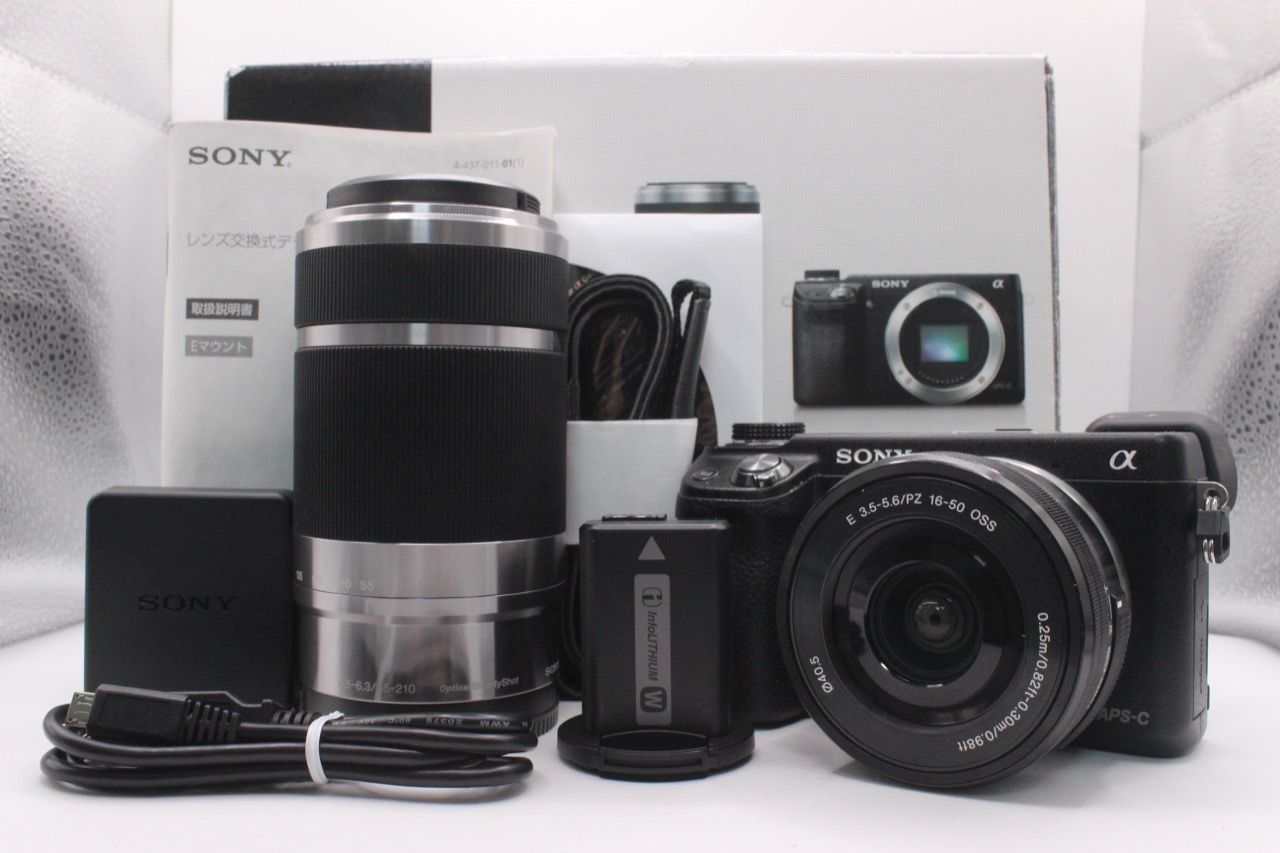 ☆良品☆ ソニー SONY NEX-6 ダブルズームレンズキット ショット数
