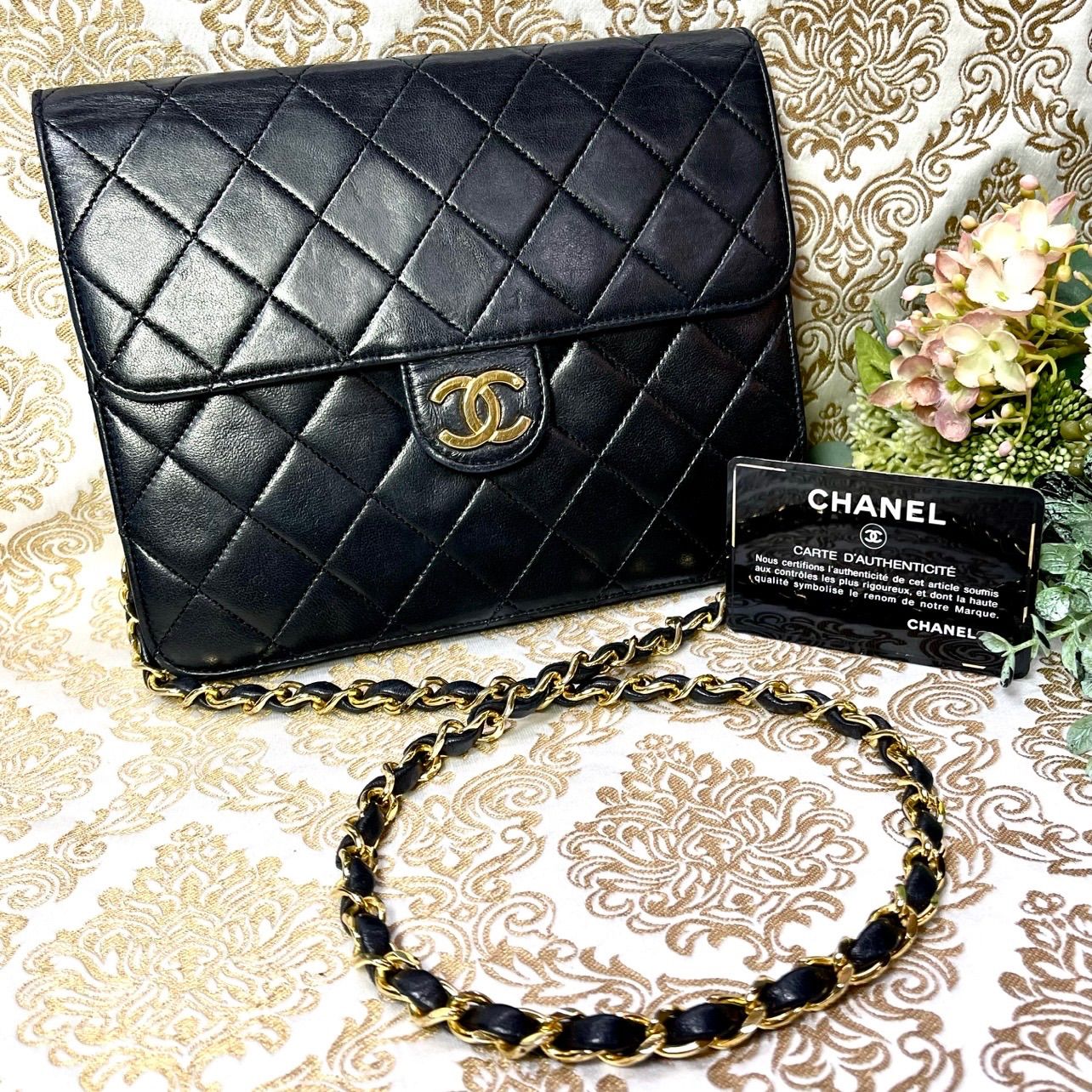 CHANEL シャネル【美品】ココマーク マトラッセ チェーンショルダー