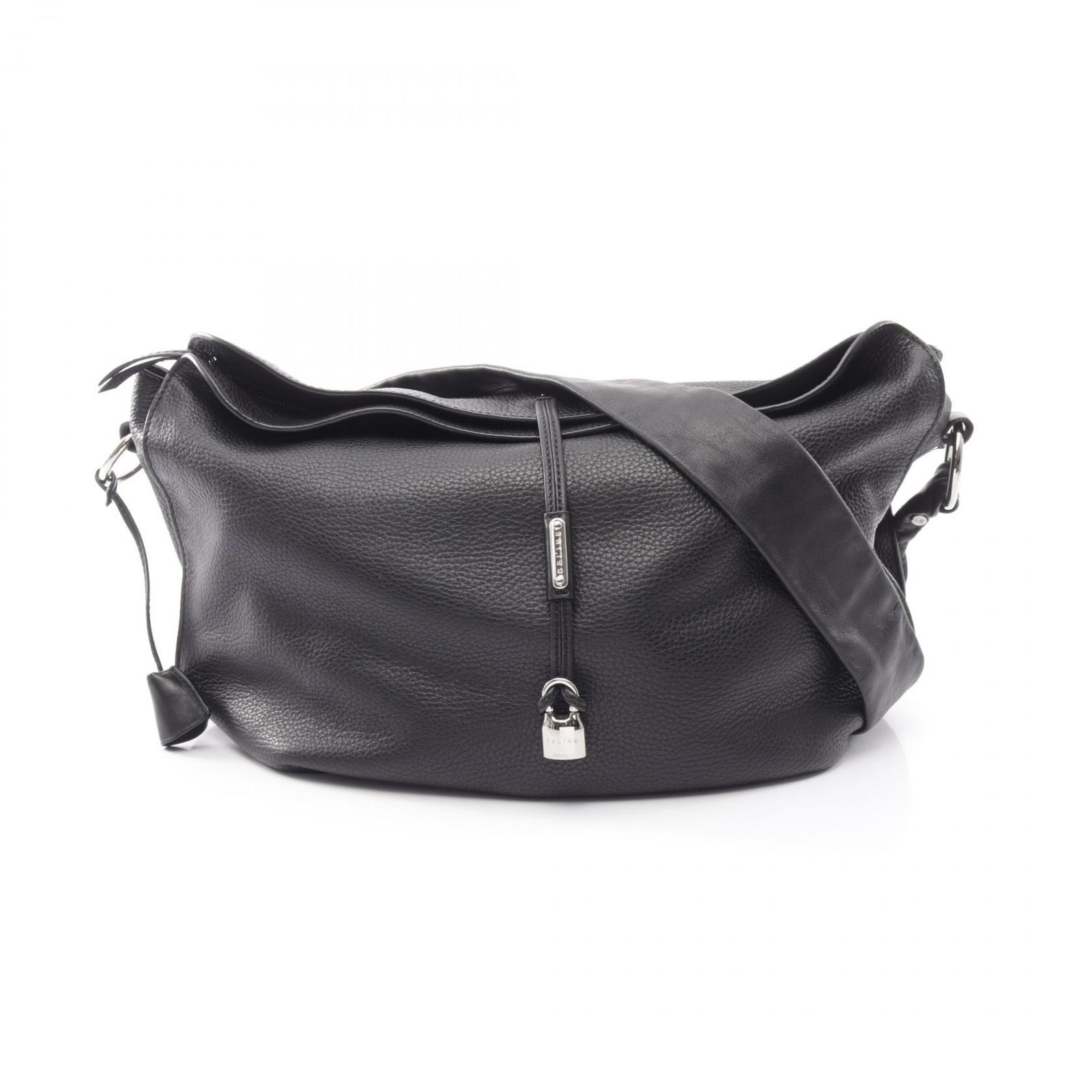 セリーヌ CELINE ショルダーバッグ ビタースウィート ブラック レザー ショルダーバッグ レディース Used B 44,880円