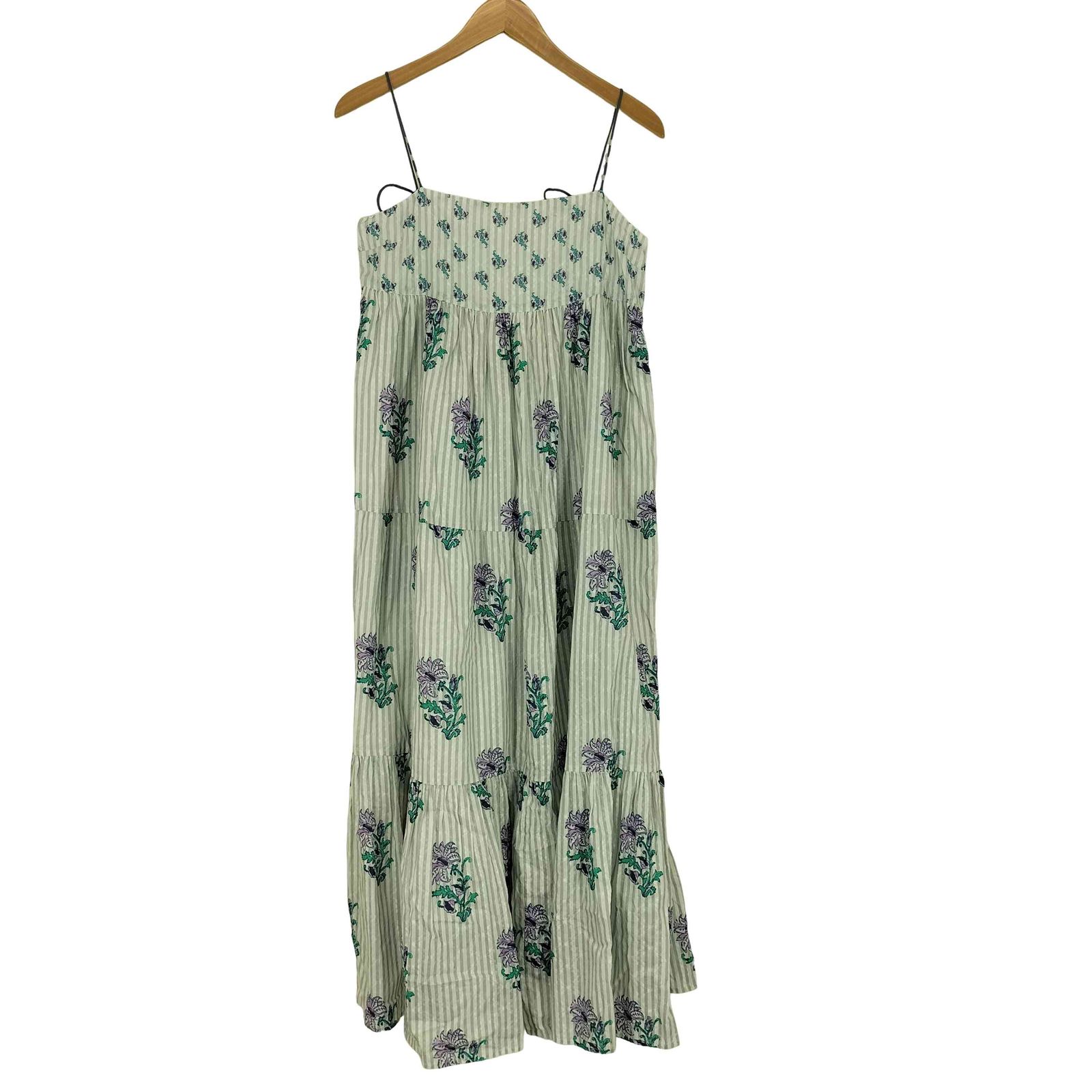 ヌキテパ NE QUITTEZ PAS Cotton Jacquard Lily Print Cami Dress