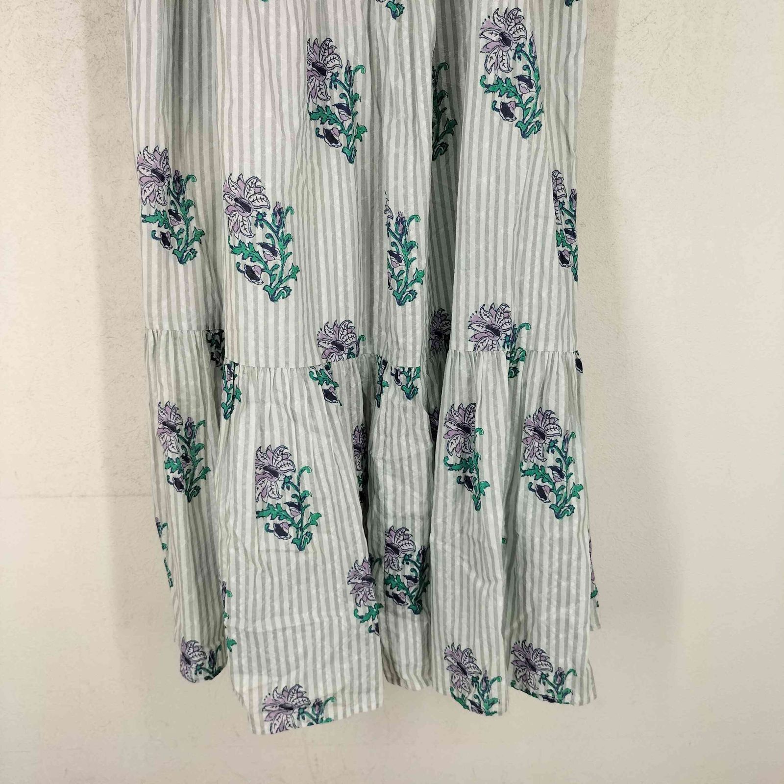 ヌキテパ NE QUITTEZ PAS Cotton Jacquard Lily Print Cami Dress