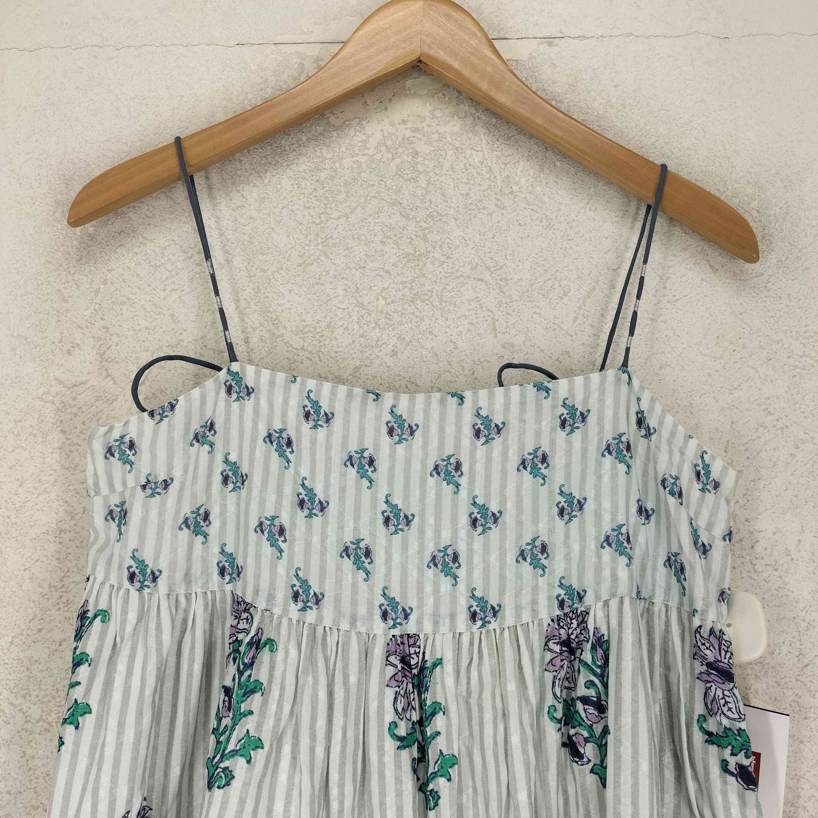 ヌキテパ NE QUITTEZ PAS Cotton Jacquard Lily Print Cami Dress