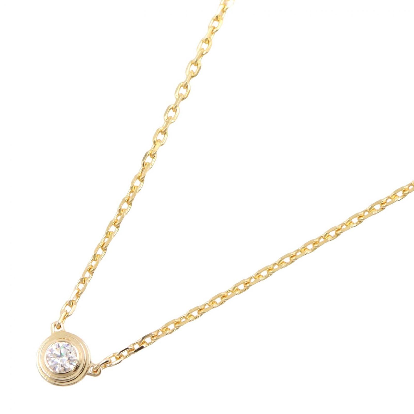 カルティエ CARTIER ネックレス ダムール XS ネックレス B7224517 首回38/41cm K18（イエローゴールド） ダイヤモンド ダムール XS ネックレス レディース Used A