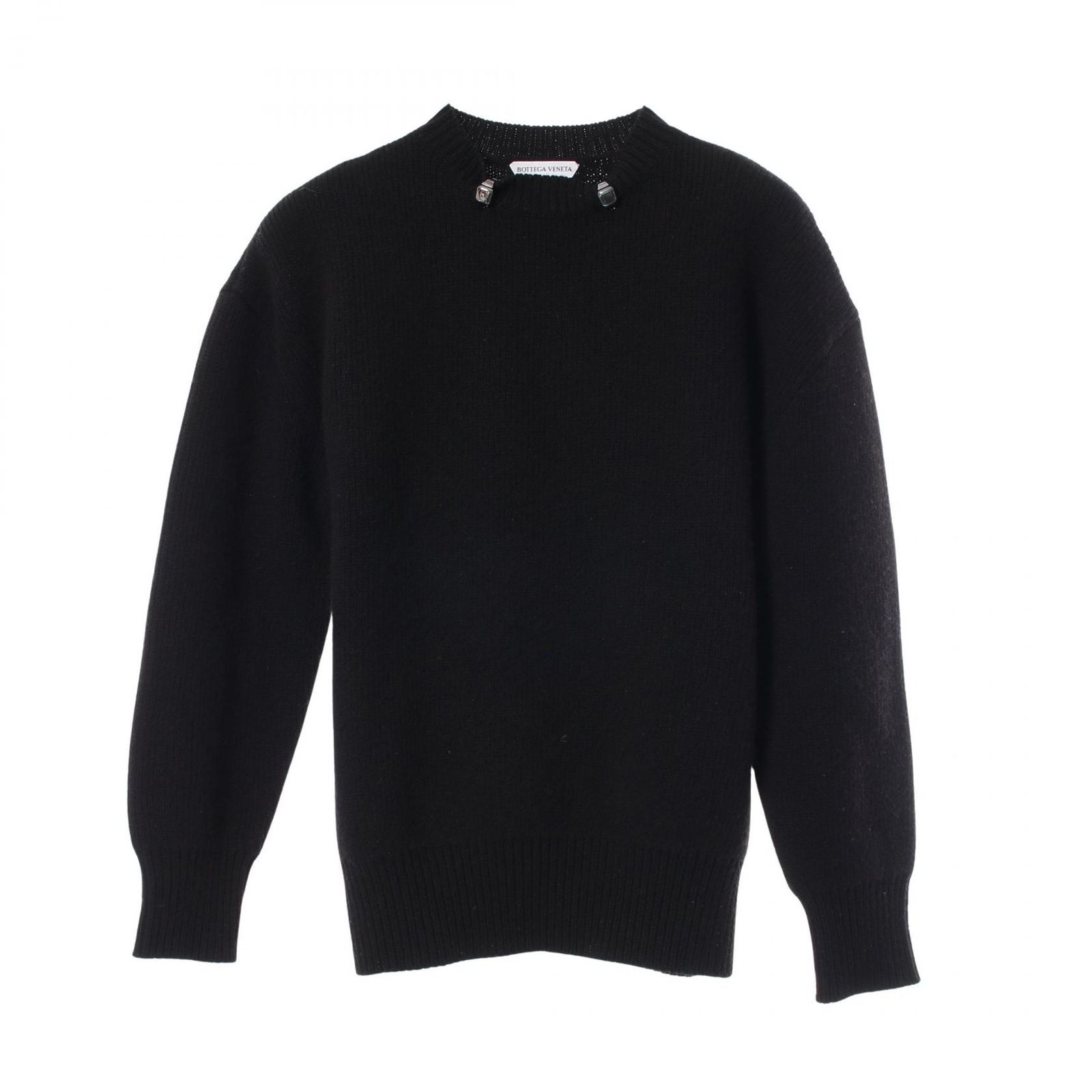ボッテガヴェネタ BOTTEGA VENETA ニット メタルリング セーター ウール ニット レディース Used B