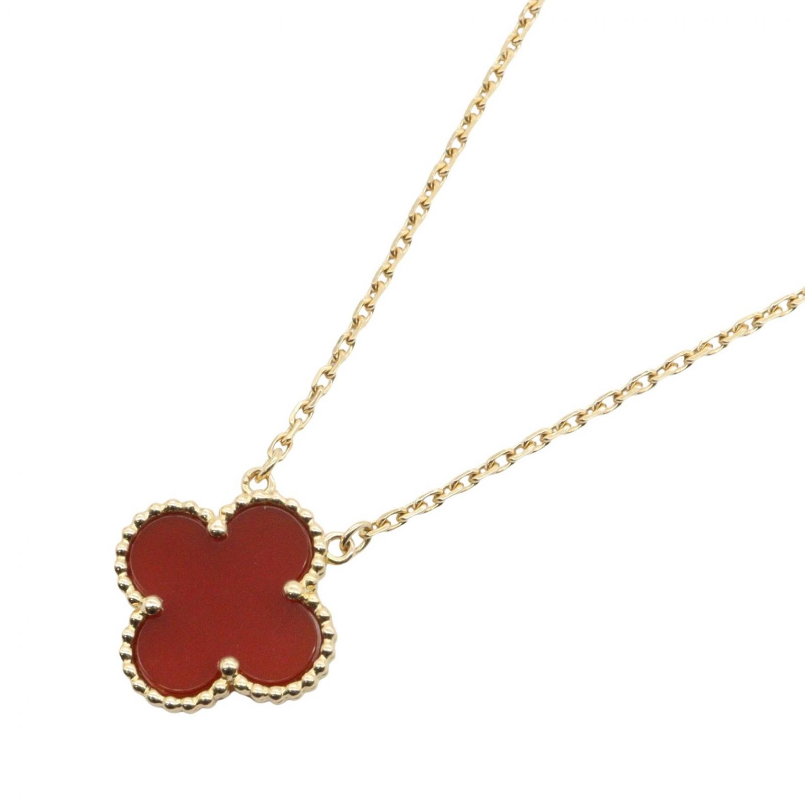 Van Cleef & Arpels ヴァンクリーフ＆アーペル ヴィンテージアルハンブラ カーネリアン ネックレス ネックレス