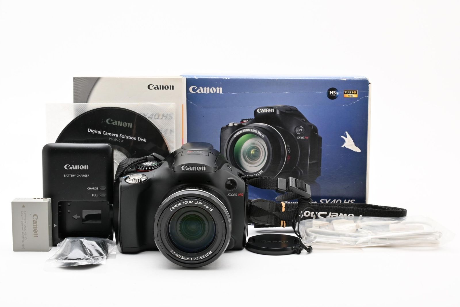 実用光学美品 箱あり Canon キャノン PowerShot SX40HS コンパクト