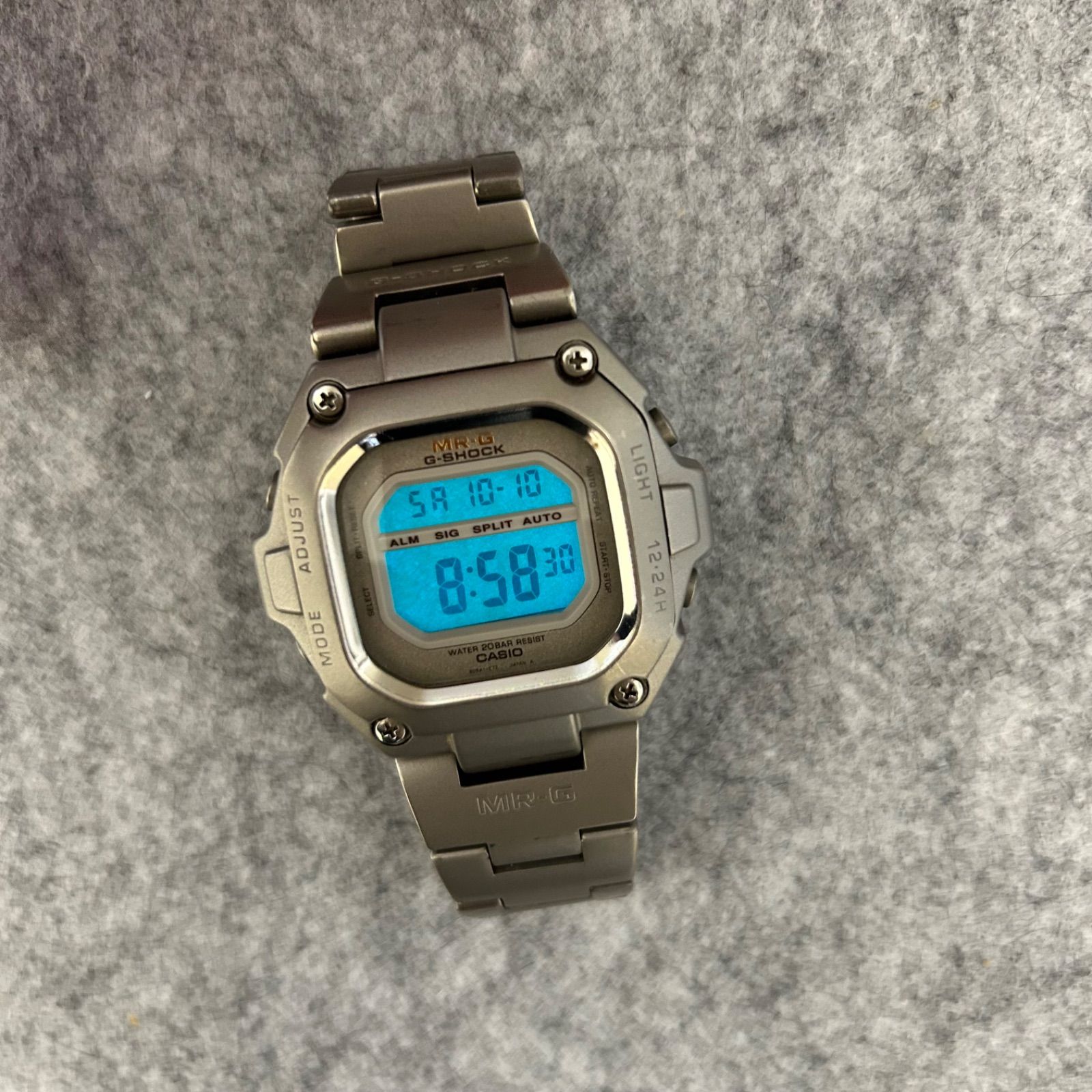 G-SHOCK MRG-110T ジーショック フルチタン 初代 角形 デチタンバンド