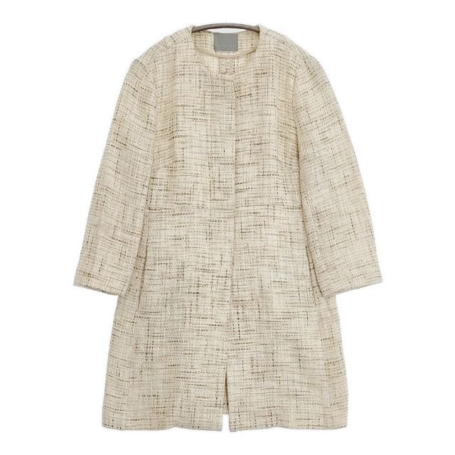 theory luxe MANAMI S FLIPP コットンツイード サイズ38 ノーカラー
