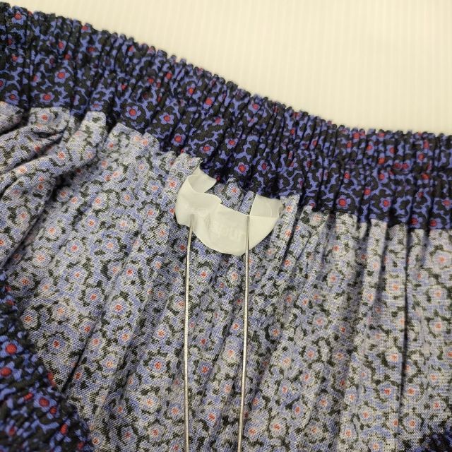 homspun 212-4494 コットン 小花プリント ギャザースカート M ロング