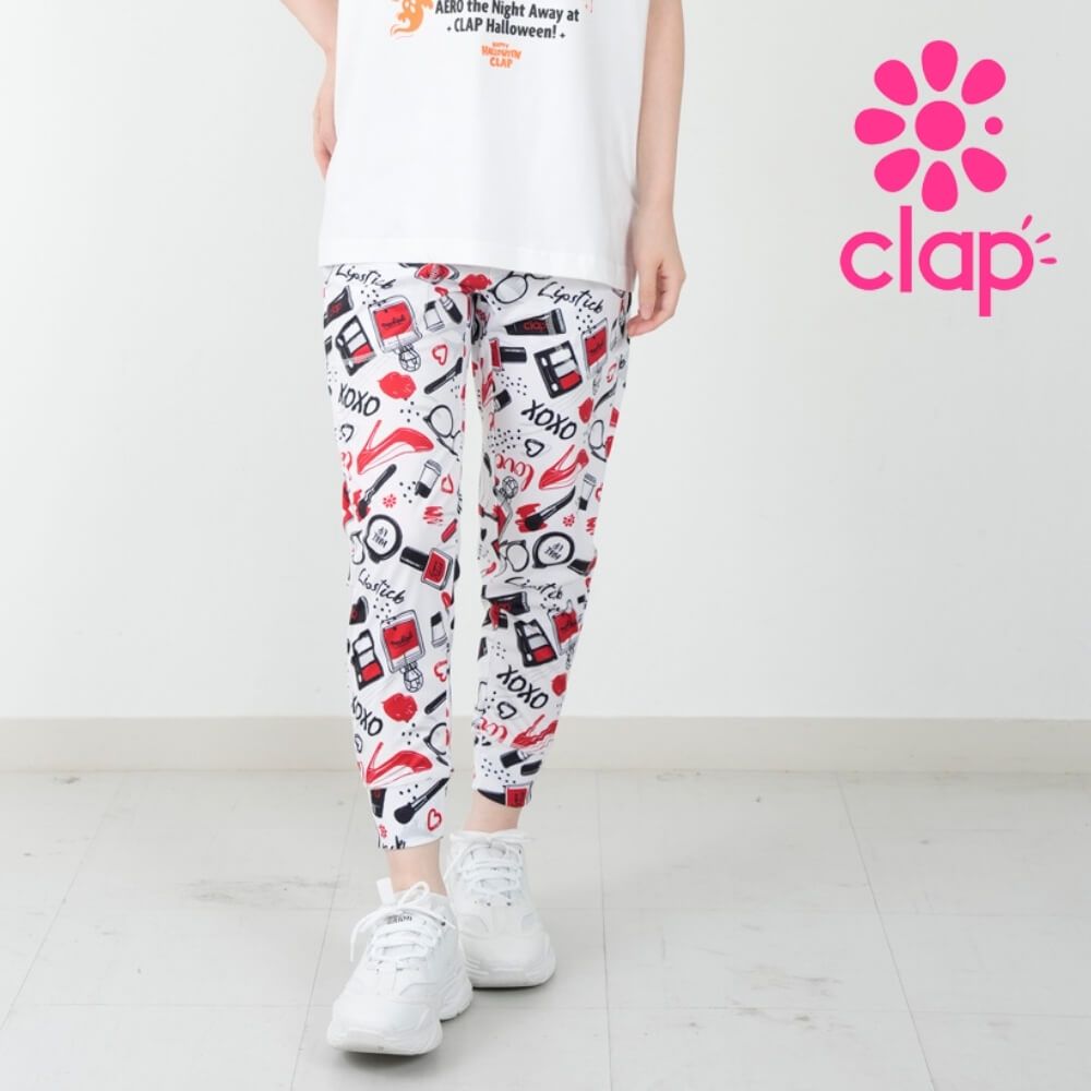 新品 クラップ フィットネス ウェア clap パンツ COSMETIC CROPPED