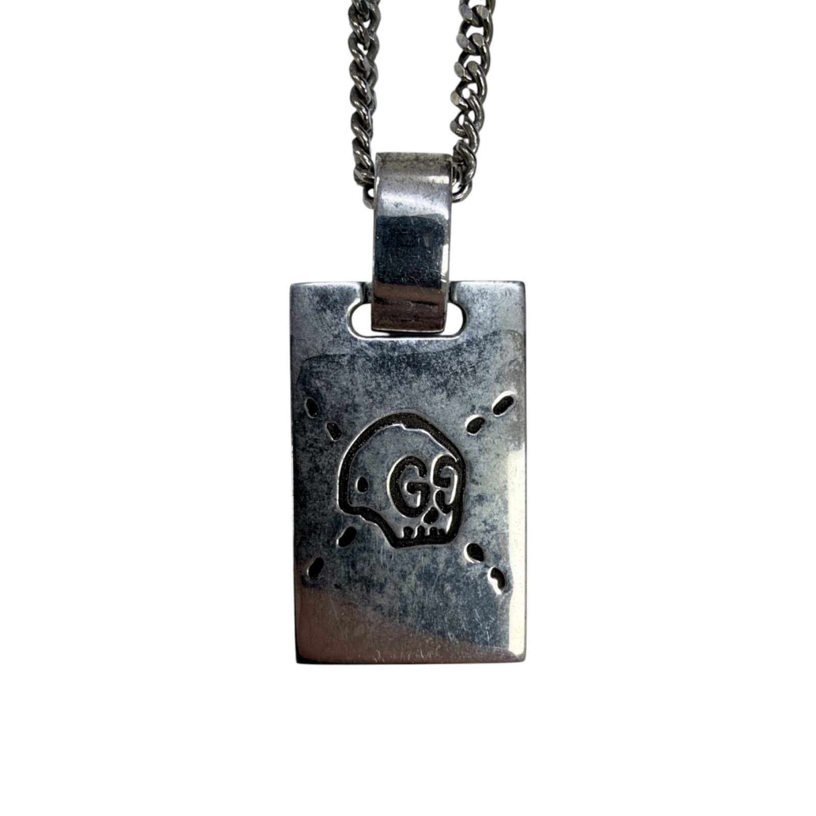 GUCCI グッチ GG ゴースト ネックレス シルバー925