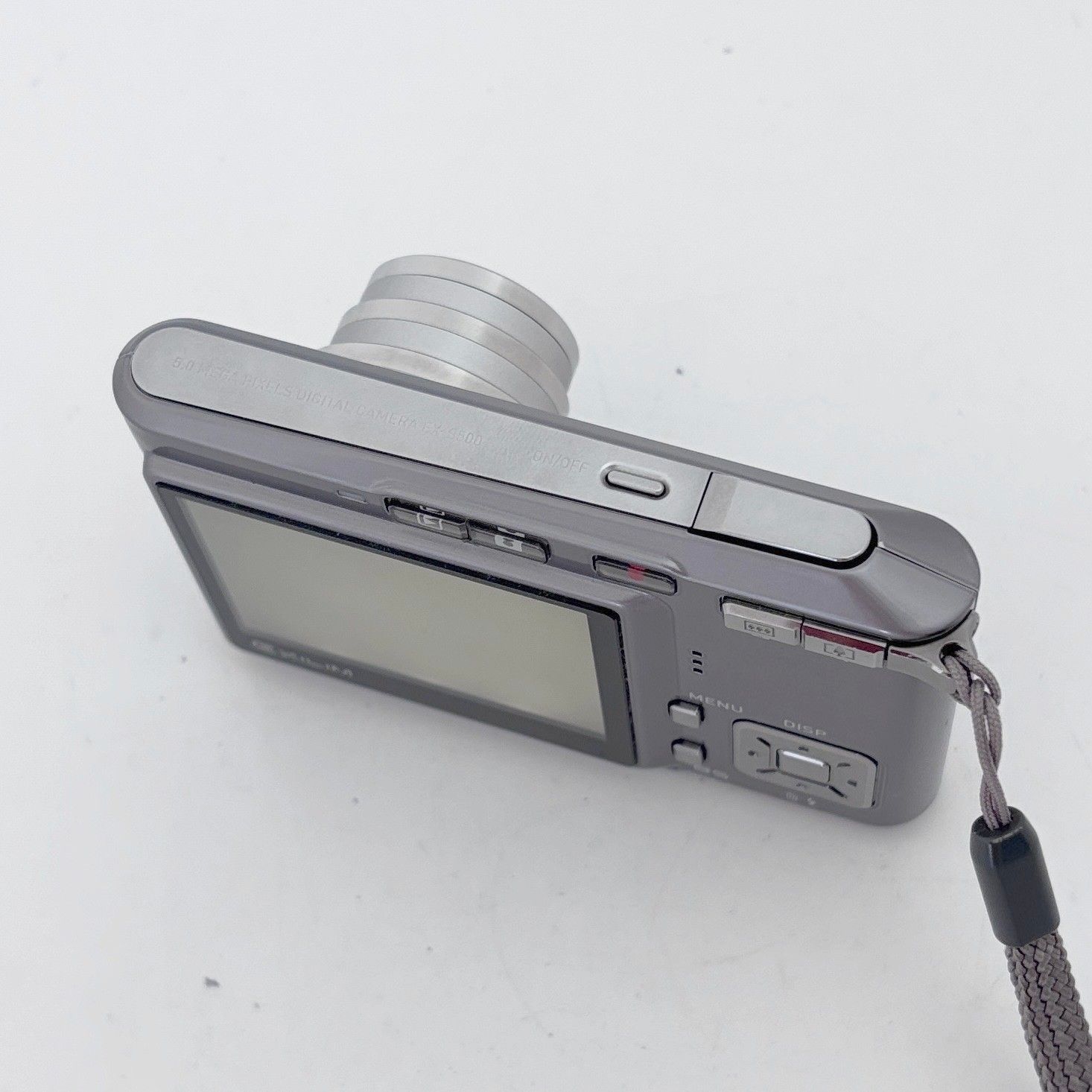 修理前提 鳴き【カシオ】CASIO EXILIM EX-S500 グレー コンパクト