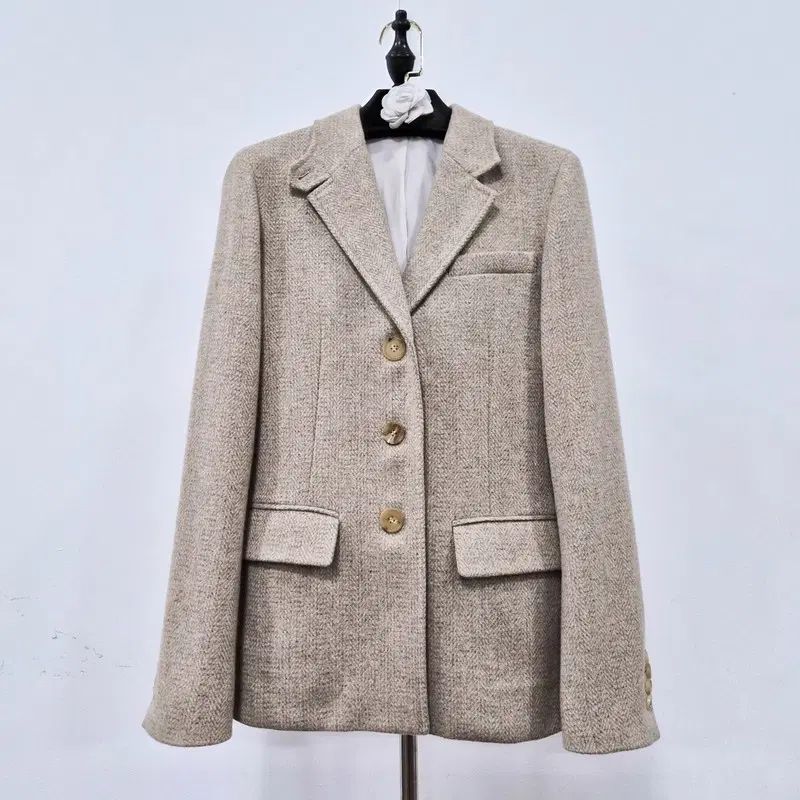 ベティジーン BETTYJINE ヘリンボーン ブレーザー ジャケット 9,349円