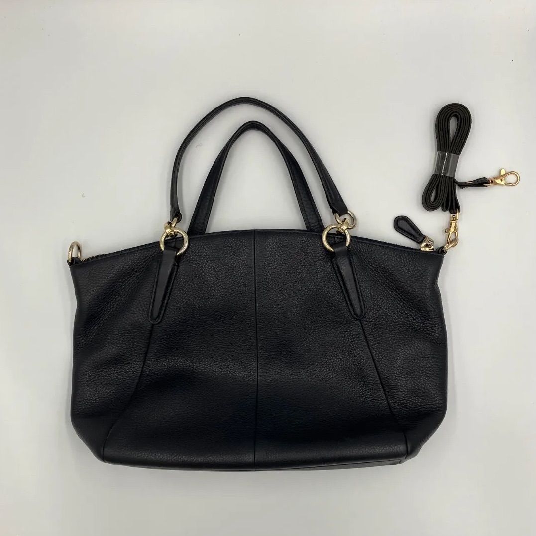 コーチ 2wayバック ネイビー COACH ショルダーバッグ ハンドバッグ
